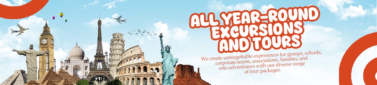 All-Year-Round Excursions and Tour banner